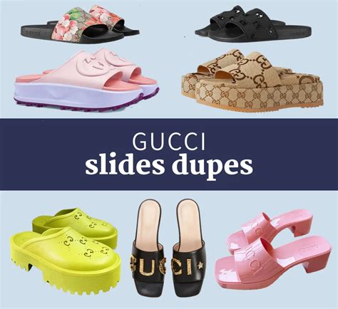 gucci platform slide dupe|faux gucci flip flops.